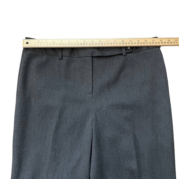 Talbots Trousers Women's Size 14 Straight Leg Pants Viscose Classic Career Gray - Picture 7 of 12